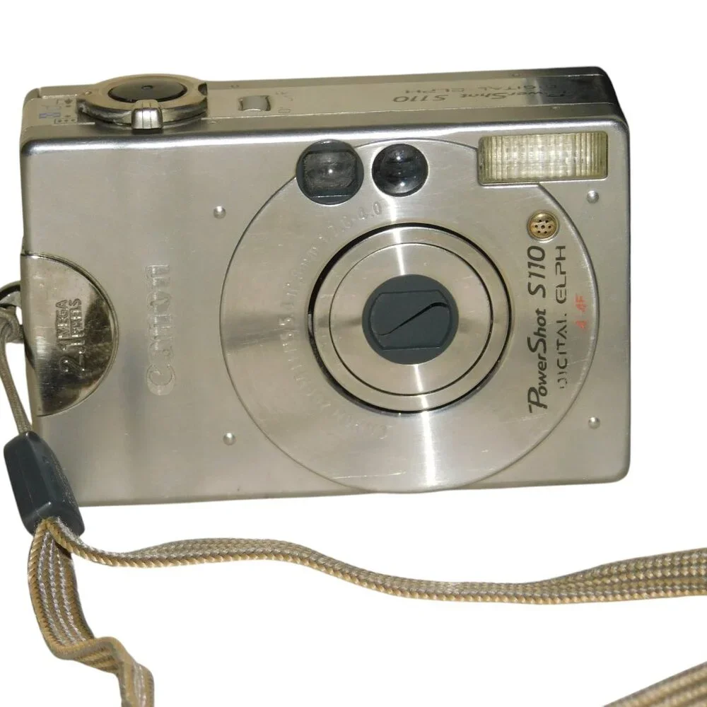 Canon Power Shot S110 Digital Elph Camera For Parts Or Repair